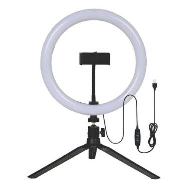 Imagem de Ring Light Led 3 Cores 8w 5v USB 10" G-Light