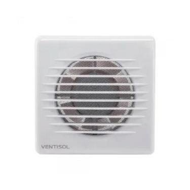 Imagem de Exaustor para Banheiro 150mm 4W Bivolt Ventisol Tira Odores e Vapor Baixo Consumo Aço Inox