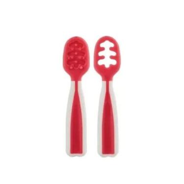 Imagem de Kit 2 Colheres de Treinamento Vermelho- Buba