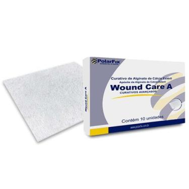 Imagem de Curativo Alginato de Calcio 10cm X 10cm Esteril C/1 Wound Care - Polar