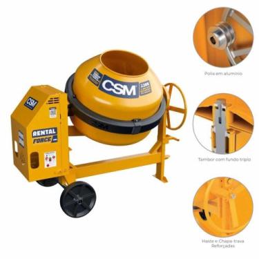 Imagem de Betoneira CSM Rental Force 400Lts Sem Motor