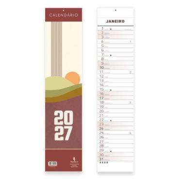 Imagem de Calendário 2027 Redoma Vertical R700