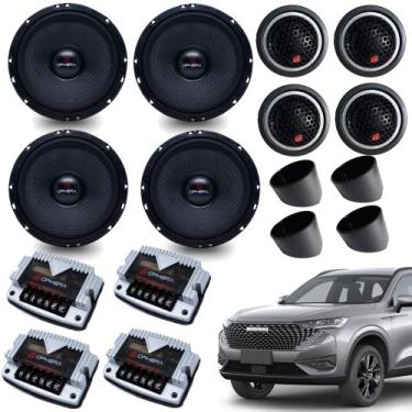 Imagem de COMP Kit Falantes HAVAL H6 Alta Fidelidade OP90A 180W 4 falantes Opher