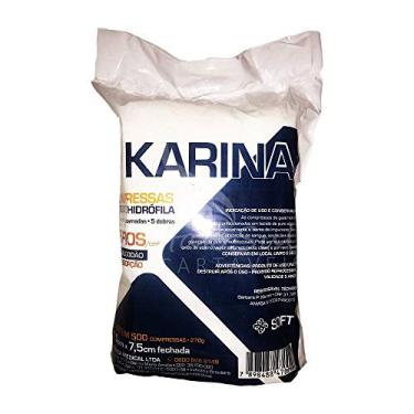 Imagem de Karina Compressa Gaze, Transparente, America Medical-Co, caixa com 500 unidades (embalagem pode variar)