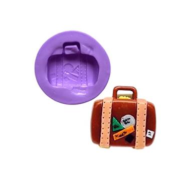 Imagem de Confeitaria dos moldes, F728 MOLDE DE SILICONE MALA VIAGEM CONFEITARIA ARTESANATO