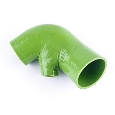 Imagem de LUXERAD Kit de mangueira de arrefecimento de radiador de silicone de 4 camadas para BM W Mi ni Coo per S R 60 2011-2015 12 13 14 Kit de mangueira de impulso de admissão de silicone (verde)