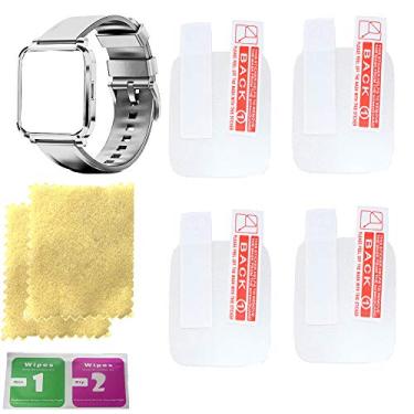 Imagem de Protetor de tela octelect para protetor de tela de relógio inteligente rtako 1.3 com 4 peças em um pacote