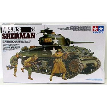 Imagem de Tanque US Medium Tank M4A3 Sherman 75mm Gun Late Production - TAMIYA