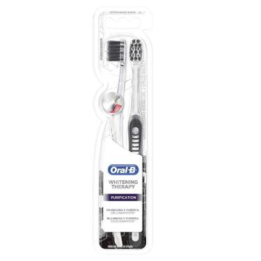 Imagem de Escova Dental Oral-B 3D White Whitening Therapy Purification 2 unidades