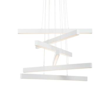 Imagem de Lustre Pendente Newline Fit Led 715 Bivolt Branco 4000K Luz Neutra