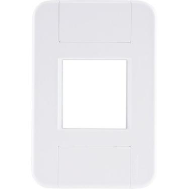 Imagem de Placa 2 Postos Juntos 4x2 Tramontina Tablet Branca Tramontina