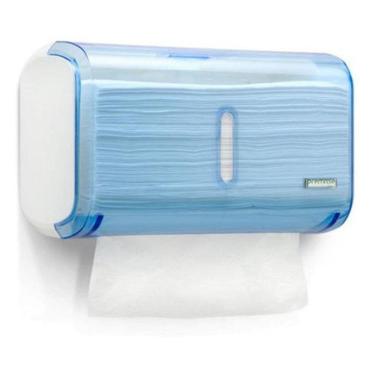 Imagem de Porta Papel Toalha Interfolha Compacto Azul Dispensers Urban