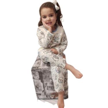 Imagem de Pijama Infantil Menina Moletinho Flanelado Inverno - Star Gold Store