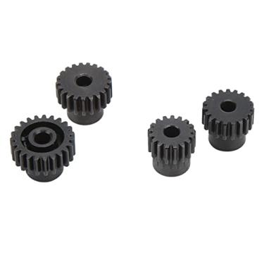 Imagem de Engrenagem do motor, engrenagem do motor rc 17 t 19 t 21 t 23 t 114 1/10 carro modelo 3.175 mm eixo escova sem escova motor aço aço endurecido acessórios rc