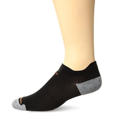 Imagem de Tommie Copper Men's Athletic Lightweight Compression Ankle Socks, Black/Grey, Size 12-14.5