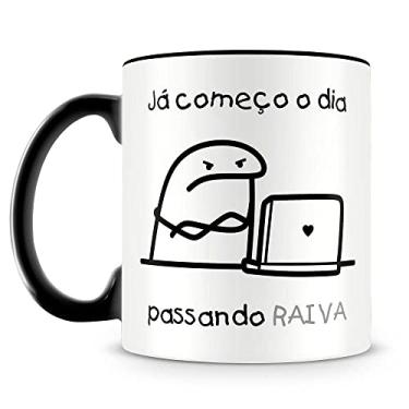 Imagem de Caneca Personalizada Meme Flork - Já começo o dia passando Raiva