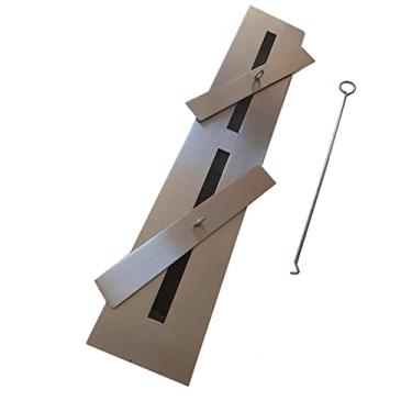 Imagem de Genérico Queimador Lareira Ecologica 80cm Inox Alcool - Alimentado por etanol em gel - Resistente ao desbotamento - Ventilação natural - Queima de álcool