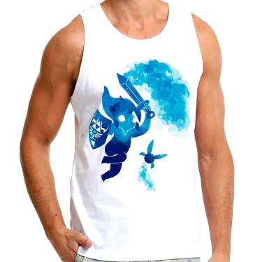 Imagem de Camiseta Masculina Regata Zelda Is Blue