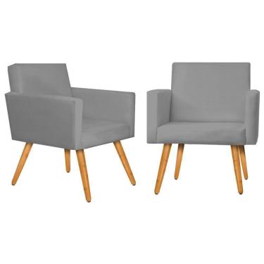 Imagem de Kit 02 Poltrona Star Ina Confortavel Theo Grafite