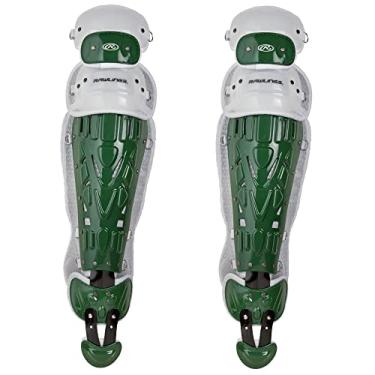 Imagem de Rawlings Sporting Goods – Protetor de perna Velo Series para adultos, 42 cm LGVEL, Dark Green/White