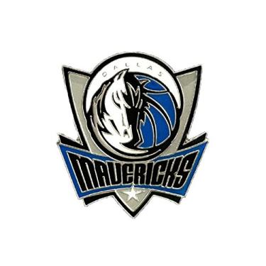Imagem de aminco Broche com logotipo do time NBA Dallas Mavericks (Cor do time NBA-PN-001-16)