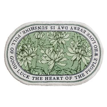 Imagem de SHENGANG Tapete de banheiro Microfibra Banheira Piso Lateral Antiderrapante Tapetes de entrada de banheiro Tapetes para animais de estimação Capacho para chuveiro, 13,40x60cm