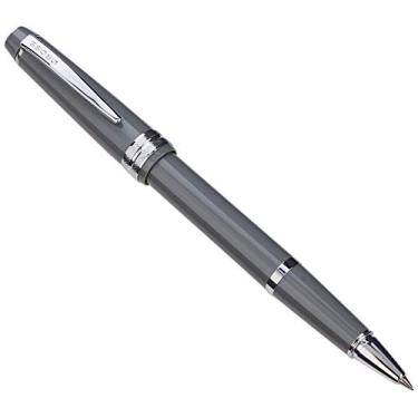 Imagem de Cross Bailey Caneta esferográfica de resina cinza polida leve – esferográfica de tinta gel média recarregável