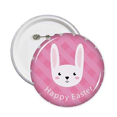 Imagem de Broche de emblema de botão para decoração Happy Easter Festival 5 peças