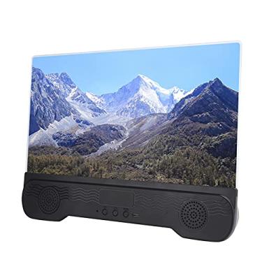 Imagem de EBTOOLS Lupa de tela de telefone de 35 cm, amplificador de tela de celular HD com alto-falante Bluetooth, ampliador de telefone portátil de mesa