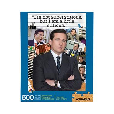 Imagem de AQUARIUS Quebra-cabeça The Office Michael Scott com citação de 500 peças, multicolorido