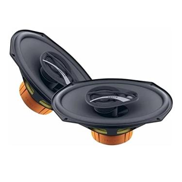 Imagem de Kit Alto Falantes Hertz Dcx 690.3 Triaxial coaxial 6x9 polegadas 180wrms de potência Dieci som automotivo potente original italiano
