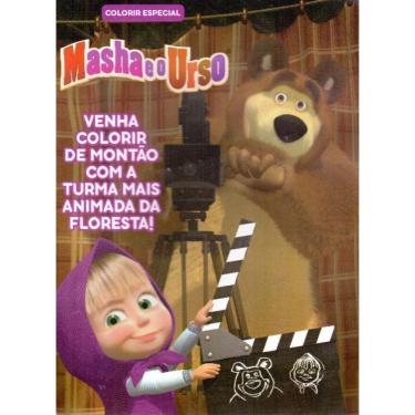 Imagem de Masha e o Urso - Colorir Especial