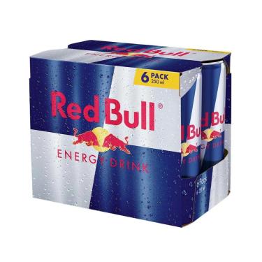 Imagem de Energético Red Bull Energy Drink 250ml Pack 6 Latas