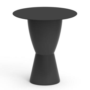 Imagem de Mesa Lateral Redonda Carbo Preta