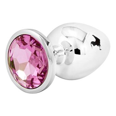 Imagem de PLUG ANAL JÓIA AÇO INOX GRANDE AVANÇADO 9,0 X 4CM