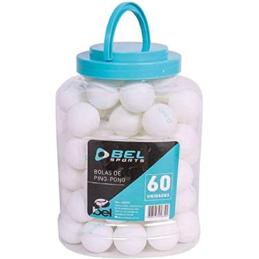 Imagem de Jogo com 60 Bolinhas de Ping-Pong Bel Fix Branco 60