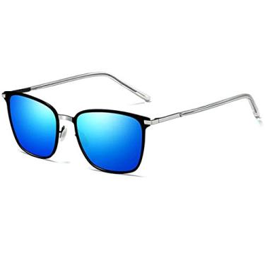 Imagem de Óculos de Sol Masculino Designer Retro Casual com Lentes Polarizada com Proteção Uv400 (C4)