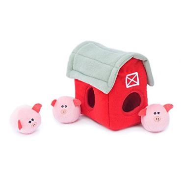 Imagem de ZippyPaws Burrow - Brinquedos interativos para cães e filhotes para o tédio, estimulando produtos para animais de estimação para mantê-los ocupados, esconde-esconde e buscar, brinquedo de pelúcia para