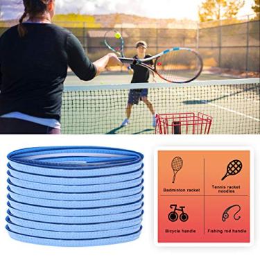 Imagem de CUYT Raquete de badminton macio, super aderente, antiderrapante para raquete de tênis para raquete de badminton para cabo de vara de pesca para alça de bicicleta (azul)