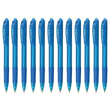 Imagem de Caneta Esferografica Feel It 0, 7mm Azul Claro - Caixa com 12 Unidade(s), Pentel, BX417-S, Azul