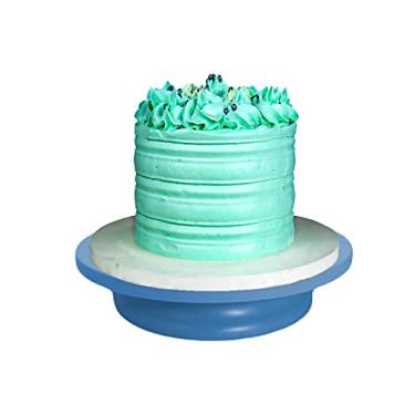 Imagem de Bailarina Prato Giratório Azul Tiffany BlueStar P/Confeitaria e Artesanato 29,5 CM