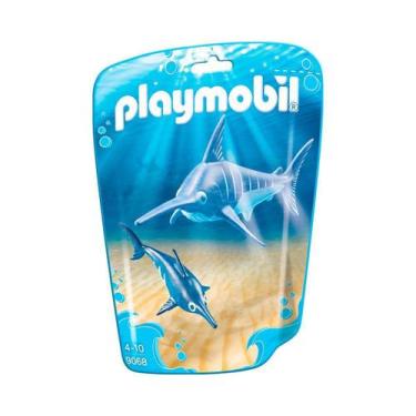 Imagem de Playmobil Zoológico Peixe-Espada Mãe Com Bebê 9068 Sunny