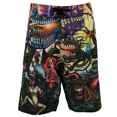 Imagem de Bermuda Tecido Alkary Bichos Preta-Masculino