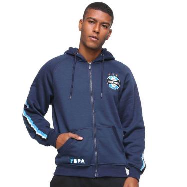 Imagem de Jaqueta SPR Moletom Grêmio Masculina - Marinho