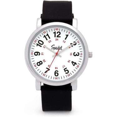 Imagem de Relógio de esfoliação  speidel - cores de esfoliação médica, mostrador fácil de ler, segunda mão, resistente à água