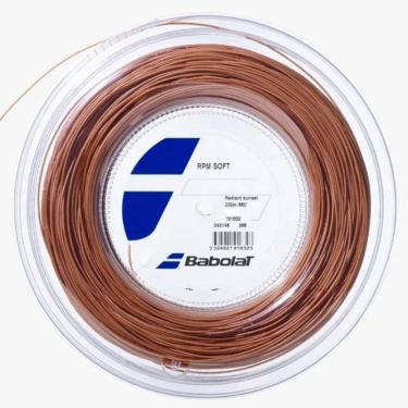 Imagem de Corda para Raquete de Tênis Babolat RPM Soft Marrom 1.25