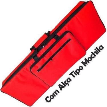 Imagem de Capa Acolchoada Para Teclado Roland Go Keys Com Alça Mochila