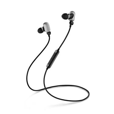 Imagem de Fones de ouvido intra-auriculares com Bluetooth V4.1 AptX da Edifier W293BT IPX7 à prova de suor com bateria dupla à prova d'água, Prata
