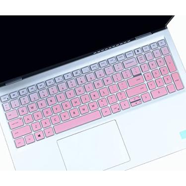 Imagem de Capa de Teclado para Dell Inspiron 15 5510 5515 5518 3510 3511 3515 3520 3525 3530 3535, Latitude 3520, Vostro 15 5000 3510 5510 5515 - Rosa Ombré