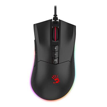 Imagem de Bloody Mouse para jogos ES9Pro FPS RGB, chip PMW3389, 16000 CPI, taxa de relatório de 2000 Hz, 400IPS, memória integrada 4M, totalmente programável com macros predefinidas avançadas